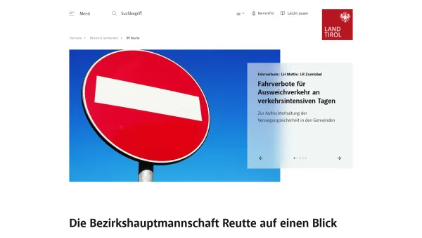 Website Screenshot: Bezirkshauptmannschaft Jugend Forward - Bezirkshauptmannschaft Reutte | Land Tirol - Date: 2023-06-26 10:23:19