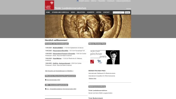 Website Screenshot: Tiroler LWD Forward - www.konstirol.at | Tiroler Landeskonservatorium - Date: 2023-06-14 16:39:51