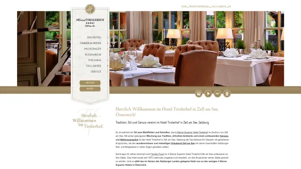 Website Screenshot: Hotel Tirolerhof - Tirolerhof Zell am See: Tirolerhof - Date: 2023-06-26 10:23:22