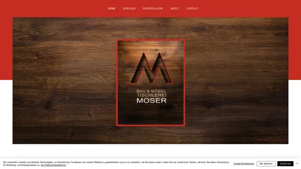 Website Screenshot: Moser Thomas Bau und Möbeltischlerei - Tischler | Bau und Möbeltischlerei Moser | Nauders - Date: 2023-06-15 16:02:34