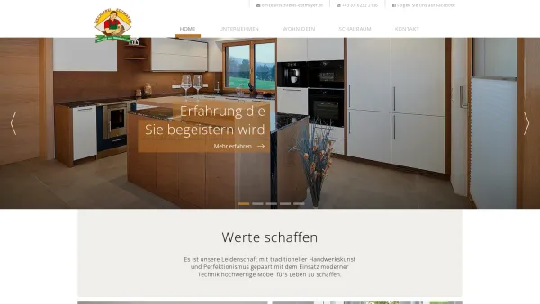 Website Screenshot: Tischlerei Edtmayer - Wohnkultur aus dem Mondseeland - Tischlerei Edtmayer - Date: 2023-06-26 10:23:22