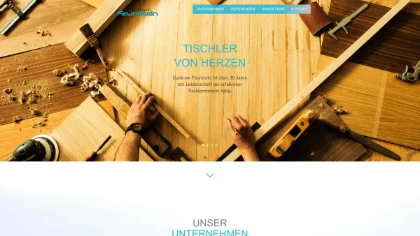 Website Screenshot: Tischlerei Feurstein - Homepage - Date: 2023-06-26 10:23:22