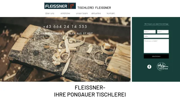 Website Screenshot: Peter Neue Seite 2 - HOME | tischlerei-fleissner - Date: 2023-06-26 10:23:22