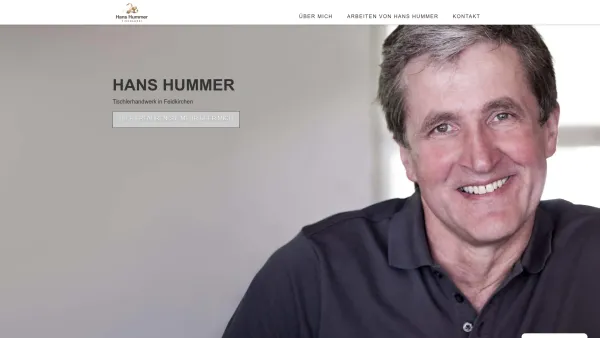 Website Screenshot: Tischlerei Hummer - Hans Hummer Tischlerei in Feldkirchen an der Donau - Date: 2023-06-26 10:23:22