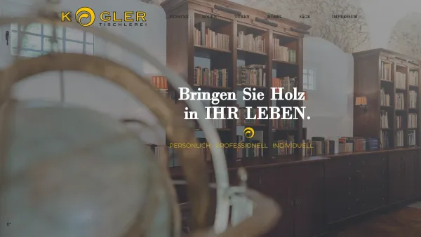 Website Screenshot: Tischlerei Kogler - Tischlerei Kogler | Sägewerk | Möbelbau | Max Kogler | Liebenfels in Kärnten - Date: 2023-06-15 16:02:34