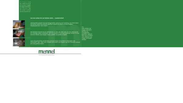 Website Screenshot: tischlerei treppenbau mennel - tischlerei mennel - Date: 2023-06-26 10:23:25