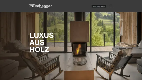 Website Screenshot: Tischlerei Toni Nothegger - Nothegger Living | Luxus aus Holz - Date: 2023-06-14 10:45:47