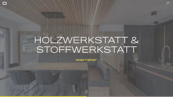 Website Screenshot: Siegfried TISCHLEREI OBERREITER - Oberreiter Altenmarkt im Pongau - Holz- & Stoffwerkstatt - Date: 2023-06-14 10:45:47