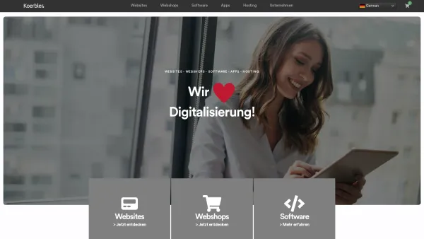 Website Screenshot: Tischlerei + Möbeldesign - Websites - Webshops - Software - Domains - Koerbler - Date: 2023-06-26 10:23:25