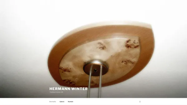 Website Screenshot: Tischlerei Hermann Winter - Hermann Winter – Tischlermeister i.R. - Date: 2023-06-26 10:23:25