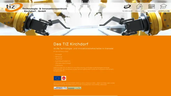 Website Screenshot: Technologie- und Innovationszentrum Kirchdorf - TIZ-Kirchdorf - Date: 2023-06-26 10:23:25