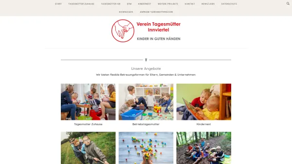 Website Screenshot: Verein Tagesmütter Innviertel - Start | Verein Tagesmütter Innviertel - Date: 2023-06-26 10:23:28