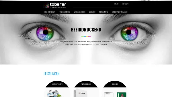 Website Screenshot: Christian S T Werbegrafik und Beschriftung - Toberer - Druck & Beschriftung | - Date: 2023-06-26 10:23:28
