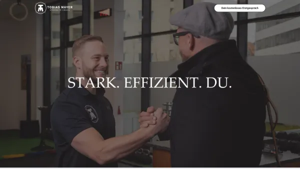 Website Screenshot: Tobias Mayer Strength Coach - Tobias Mayer Strength Coach – Personal Trainer Graz - Date: 2023-06-26 10:26:49