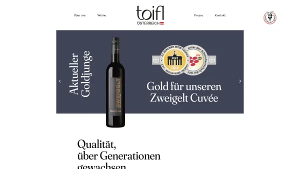 Website Screenshot: A. und M. Toifl GmbH & Co KG - Toifl - Date: 2023-06-26 10:23:28