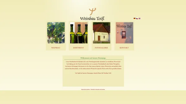 Website Screenshot: Weinbau Toifl - Weinbau Toifl - Date: 2023-06-26 10:23:28