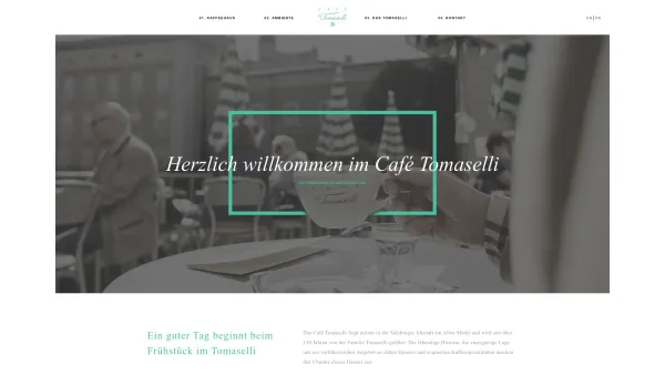 Website Screenshot: Cafe tomaselli - Cafe Tomaselli | Cafè Tomaselli - Date: 2023-06-26 10:23:28