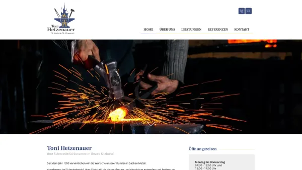 Website Screenshot: Toni Hetzenauer GmbH - Home - Toni Hetzenauer GmbH & Co. KG - Kirchberg in Tirol - Date: 2023-06-26 10:23:30