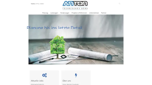 Website Screenshot: TB Ing. Anton Tonninger und SANITON - Homepage - Tonninger - Date: 2023-06-14 10:45:49