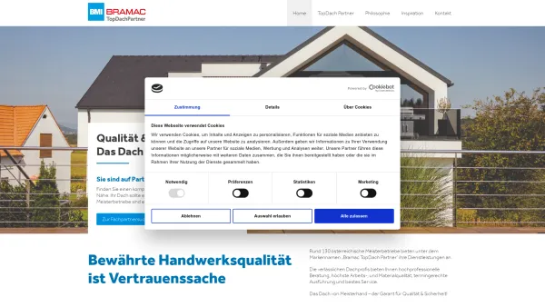 Website Screenshot: Ing. Josef | TOP DACH AUSTRIA | Leistungspartner - Startseite - TopDach - Date: 2023-06-14 10:45:49