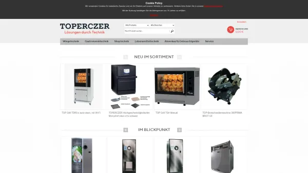 Website Screenshot: Toperczer GmbH Index - Toperczer - Home page - Date: 2023-06-26 10:23:31