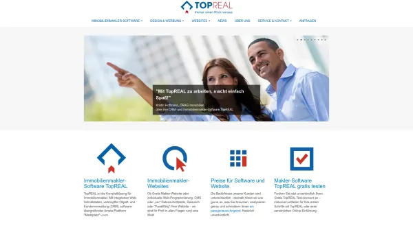 Website Screenshot: Demmelmayer Partner Innovative Softwarelösungen - TopREAL - Die Software für Immobilienmakler - Date: 2023-06-26 10:23:31
