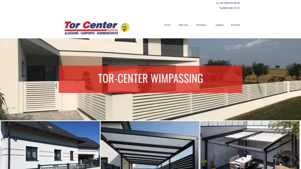 Website Screenshot: Tor Center Wimpassing - Willkommen im Tor-Center Wimpassing | Tor-Center Wimpassing Bernd Klein in 2632 Wimpassing im Schwarzatale - Date: 2023-06-14 10:45:49