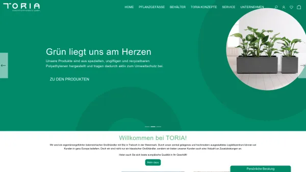 Website Screenshot: toRia KunststoffhandelsGmbH - TORIA B2B Online-Shop - Date: 2023-06-26 10:23:33