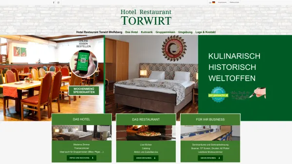 Website Screenshot: Gasthof Torwirt - Hotel und Restaurant in Wolfsberg › Hotel Restaurant Torwirt - Wolfsberg - Date: 2023-06-15 16:02:34