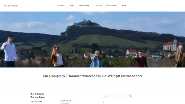 Website Screenshot: Tor zur Sonne - TOR ZUR SONNE - Startseite - Date: 2023-06-26 10:23:33