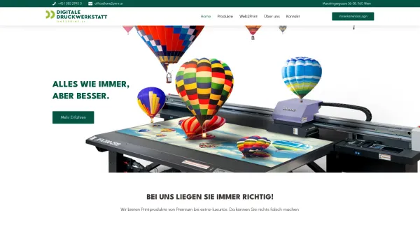 Website Screenshot: totaldigital.at - digitale druckwerkstatt | one2print - Date: 2023-06-26 10:23:33