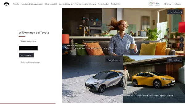 Website Screenshot: Toyota Frey Austria GmbH - Toyota Austria - Aktuelle Informationen - Date: 2023-06-14 10:45:52