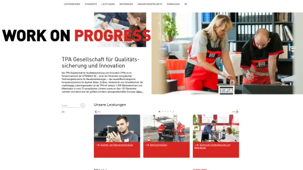 Website Screenshot: TPA - TPA Gesellschaft für Qualitätssicherung und Innovation GmbH - Date: 2023-06-15 16:02:34