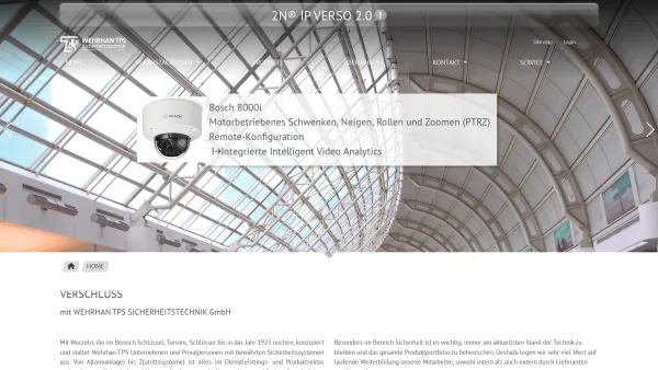 Website Screenshot: TPS Technology Planning Security GmbH - WEHRHAN TPS Sicherheitstechnik GmbH | WEHRHAN TPS Sicherheitstechnik GmbH - Date: 2023-06-26 10:23:33