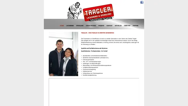 Website Screenshot: TRAGLER Lackiererei & Spenglerei GmbH - Home - TRAGLER - Date: 2023-06-14 10:45:52