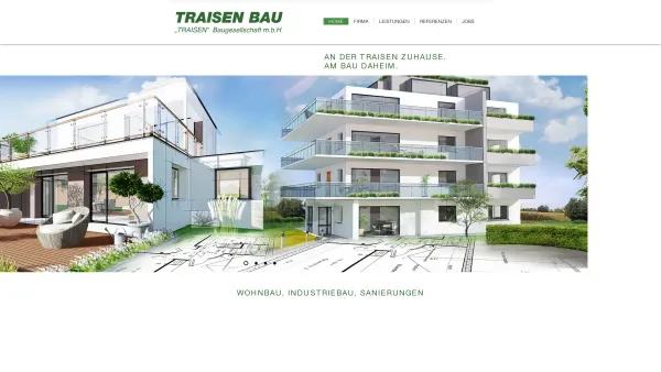 Website Screenshot: Traisenbau - HOME | Traisenbau - Date: 2023-06-14 10:45:52