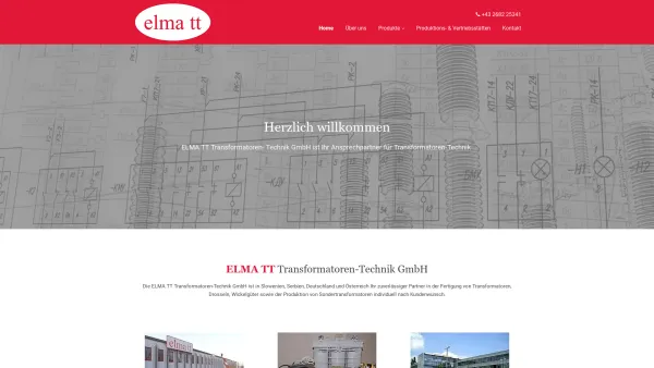 Website Screenshot: ELMA-BARTH Startseite - Transformatoren von ELMA TT Transformatoren- Technik GmbH - Date: 2023-06-26 10:23:36