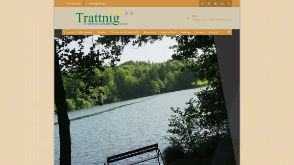 Website Screenshot: Landgasthof Trattnig - Trattnig – Der idyllische Landgasthof am Teich - Date: 2023-06-26 10:23:36