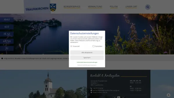 Website Screenshot: Gemeindeamt www.traunkirchen.at - Traunkirchen - GEM2GO WEB - Startseite - Date: 2023-06-26 10:23:39