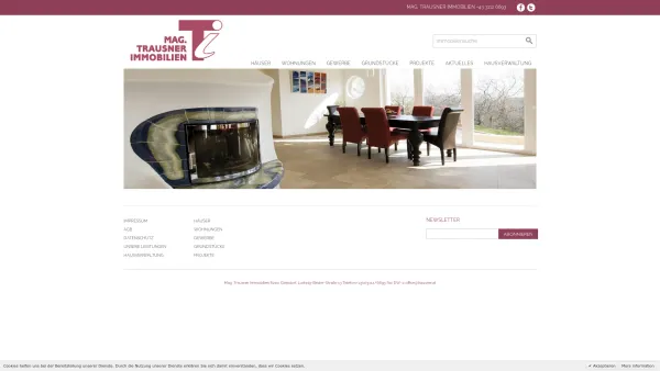 Website Screenshot: Mag. Trausner Immobilien - Trausner Immobilien Home page - Date: 2023-06-14 10:45:52