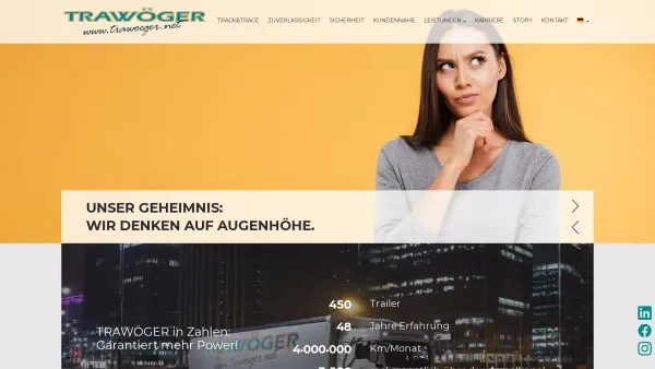 Website Screenshot: bei Trawöger - TRAWÖGER TRANSPORT GMBH - Date: 2023-06-26 10:23:39