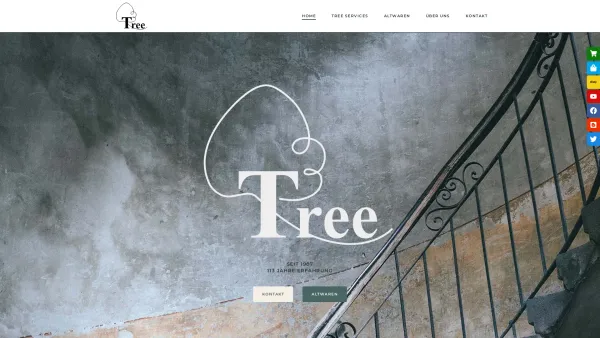 Website Screenshot: Dkfm. August Tree e.U. - Tree = Transport, Recycling, Entsorgung, Erstklassig - Date: 2023-06-26 10:23:39