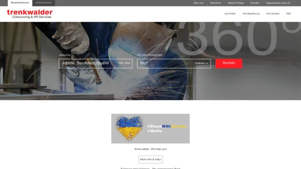 Website Screenshot: Trenkwalder Personaldienste GmbH - Job finden | Trenkwalder Österreich - Date: 2023-06-26 10:23:39