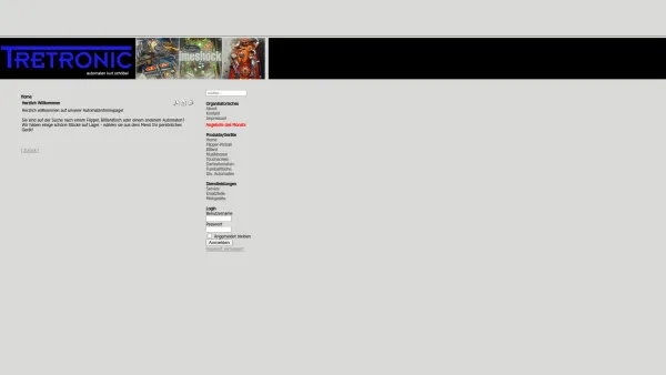 Website Screenshot: Tretronic Ing Kurt SWiSH Movie index.swi www.swishzone.com - || TRETRONIC || Automaten Kurt Schoebel - Home - Date: 2023-06-26 10:23:39