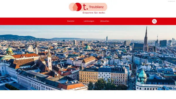 Website Screenshot: Treubilanz Steuerberatungs GmbH - Startseite » Treubilanz Steuerberatungs GmbH - Date: 2023-06-15 16:02:34