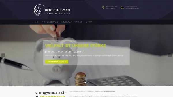 Website Screenshot: Treugeld Vermögensplanung Gesellschaft TVG - Treugeld GmbH - Date: 2023-06-26 10:23:39