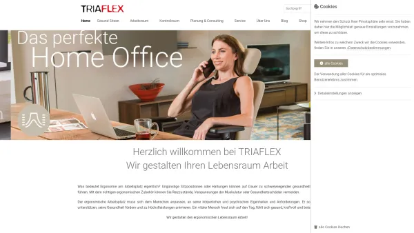 Website Screenshot: TRIAFLEX Innovative Sitz und Gesundheitssysteme GmbH - Triaflex - Date: 2023-06-26 10:23:40