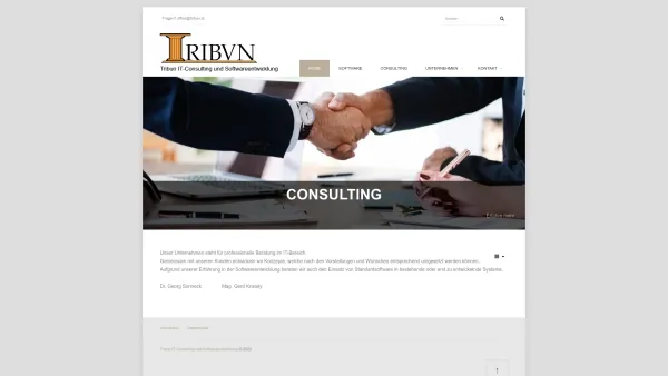 Website Screenshot: Tribun IT-Consulting und Softwareentwicklung GmbH & Co. KEG - Home - Date: 2023-06-26 10:23:42