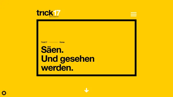 Website Screenshot: tricksiebzehn KREATIVAGENTUR GmbH - tricksiebzehn KREATIVAGENTUR - Startseite - Date: 2023-06-26 10:23:42