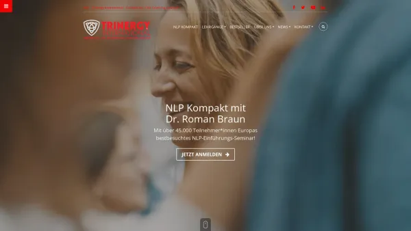 Website Screenshot: Trinergy International - NLP Wien - NLP Österreich - Trinergy, Europas No 1 für NLP - Date: 2023-06-26 10:23:42